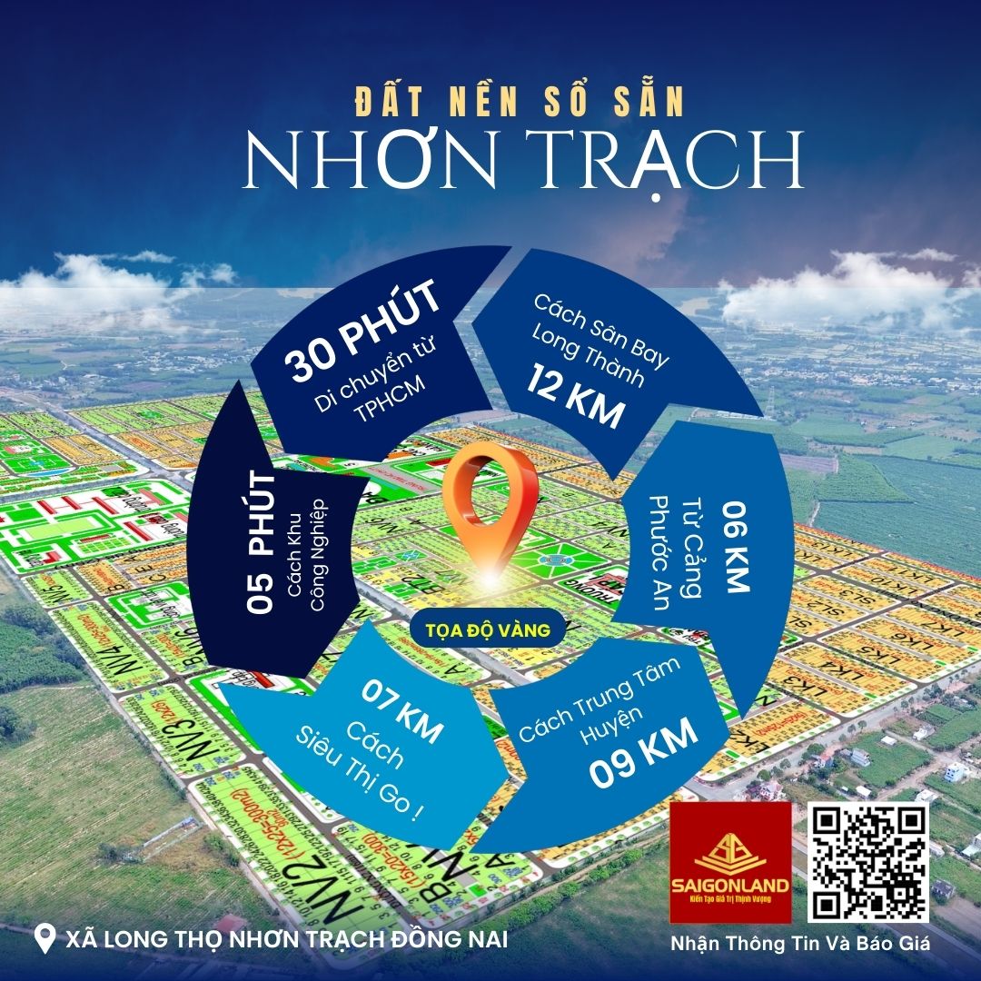 Cty Saigonland - Đầu tư đất nền  tại Nhơn Trạch với tài chính từ 2 đến 3 tỷ đồng - Ảnh 2